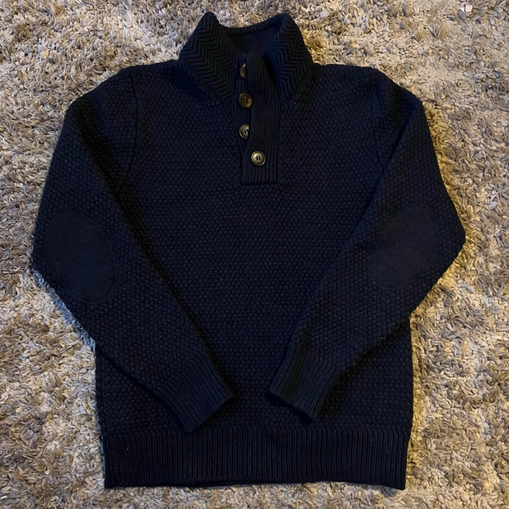 Schott Bros Wool Navy Sweater